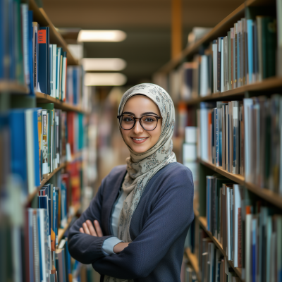 Young Female Muslim Researcher