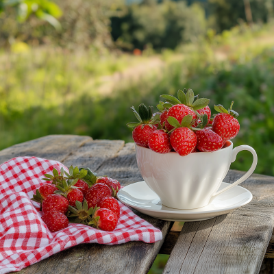 Still Life with Strawberries