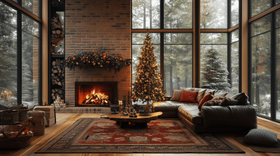 Cozy Christmas Living Room