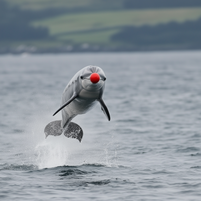 Dolphin Breaching