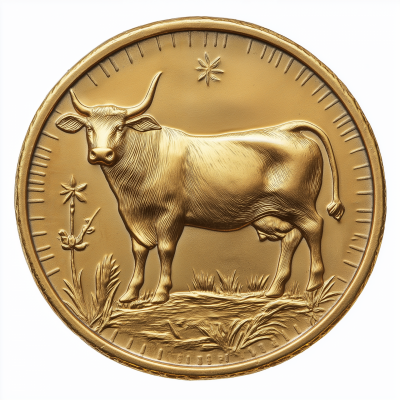 Vintage Gold Coin