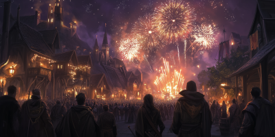 Fantasy DND New Year’s Eve Celebration