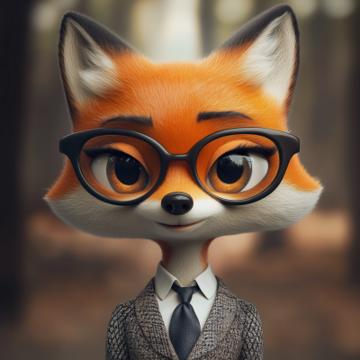 Smart Fox Mascot