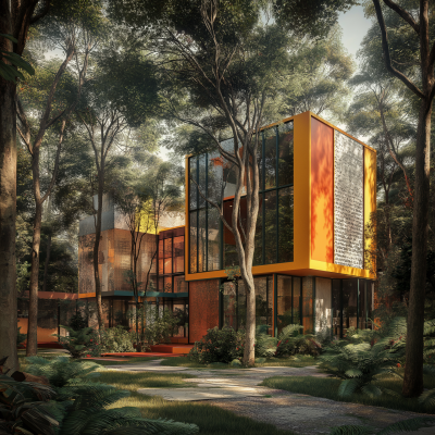 Film Studio in Forest