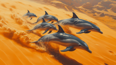 Dolphins in the Desert