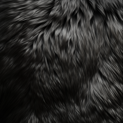 Black Wolf Fur Texture