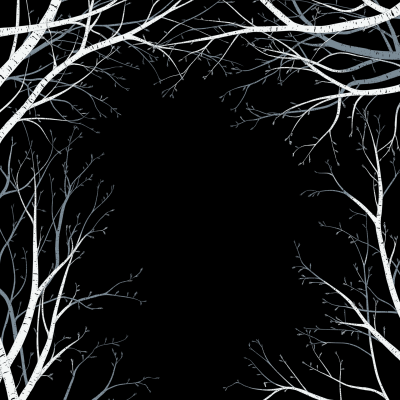 Birch Tree Branches Illustration