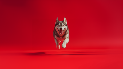 Happy Strong Husky