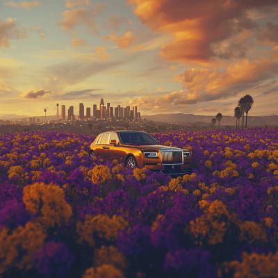 Dreamy Rolls Royce in Bloom