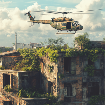 Vietnam Rooftop Scene