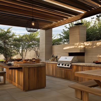 Modern Outdoor Kitchen