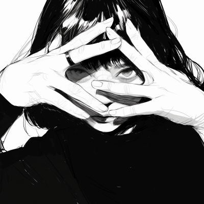 Girl’s Hands in Intense Light