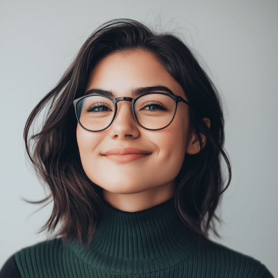 Green Turtleneck