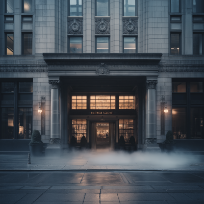 Elegant Department Store Entrance