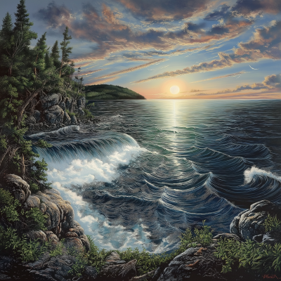 Lake Superior in Rabbit Form