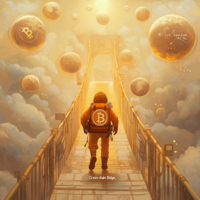 Adventurer on Golden Bridge