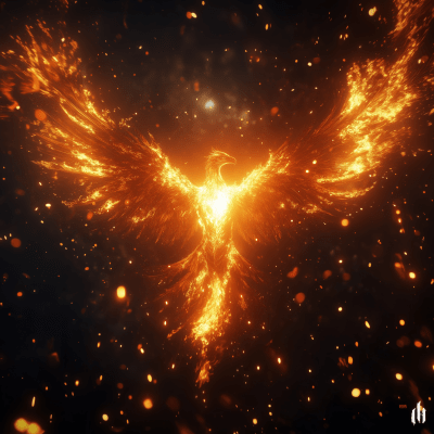 Realistic Phoenix Fire Wings