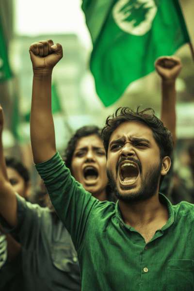 Defiant Protesters