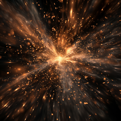 Orange Dust Explosion