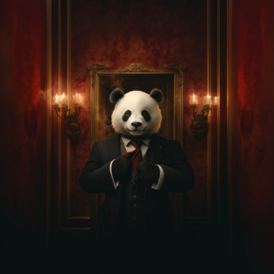 Panda in a Suit