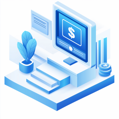 Isometric Icon of Revenue Generation