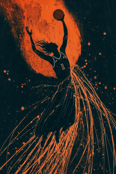Basketball Player Silhouette