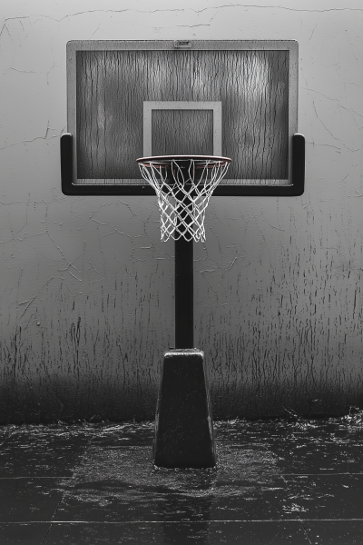 Sleek Basketball Hoop