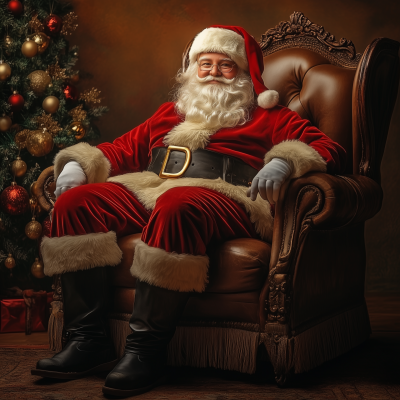Santa Claus in Relaxation