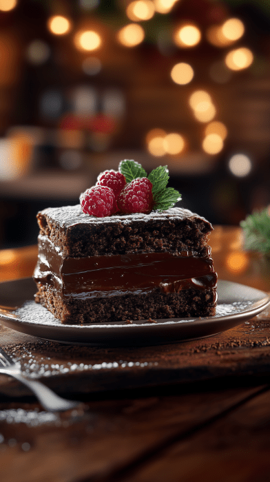 Decadent Chocolate Brownie Cake