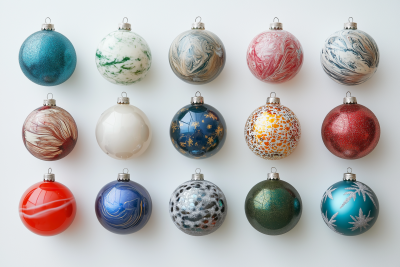 Colorful Christmas Balls