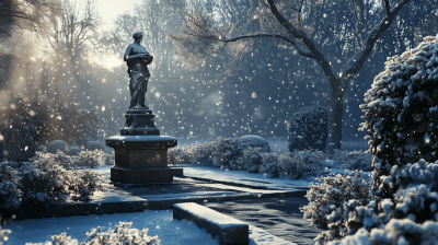 Winter Garden Statues