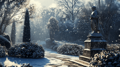 Winter Garden Statues