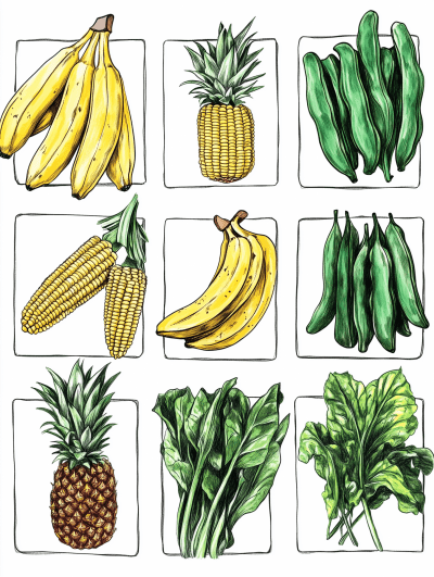 Fresh Produce Illustration