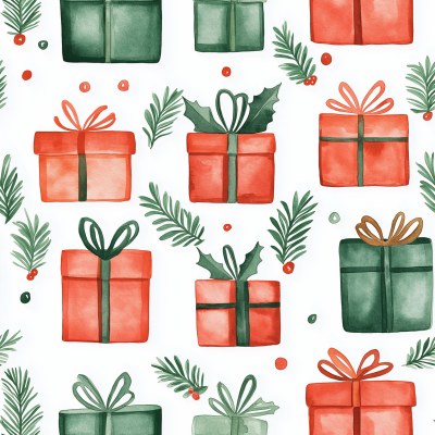 Christmas Presents Pattern