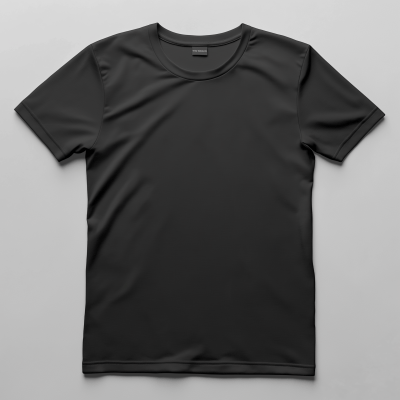 Black T-Shirt Mockup