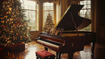 Christmas Grand Piano