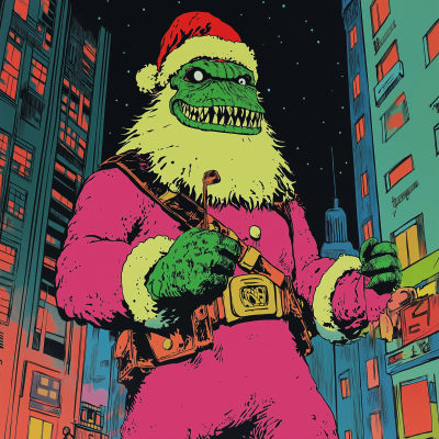 Santa Kaiju in Neotokyo