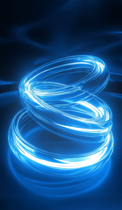 Futuristic Spiral Rings