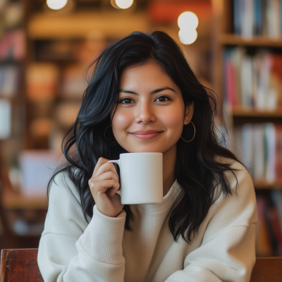 Woman in Bookstore