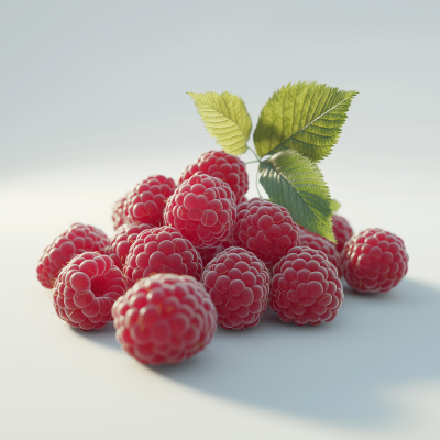 Bunch of Raspberries