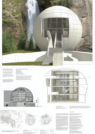 Structure by the Waterfall