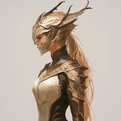Fantasy Dragon Warrior