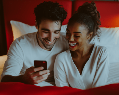 Couple in Hotel Room