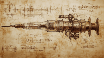 Ancient Syringe Drawing