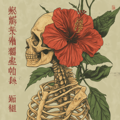 Hibiscus Anatomy Poster