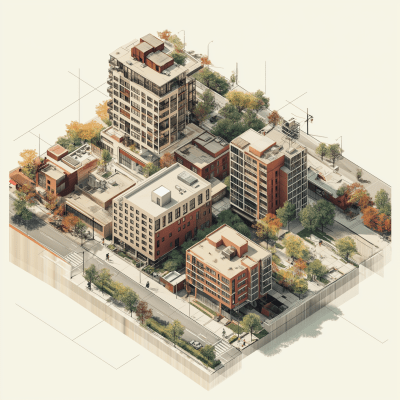 Axonometric View of Flushing