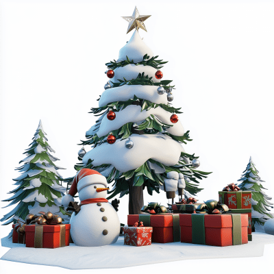 Fortnite Style Christmas Decor
