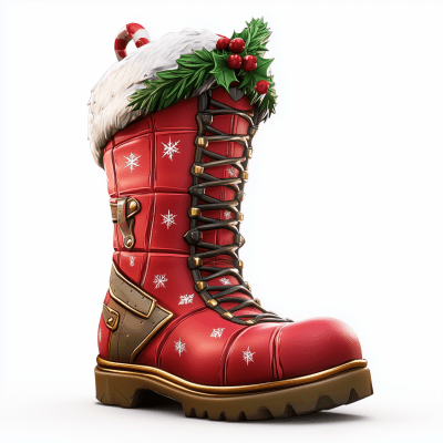 Fortnite Inspired Christmas Boot