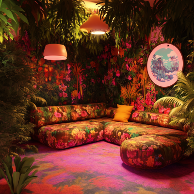 Nature-Inspired Weed Lounge