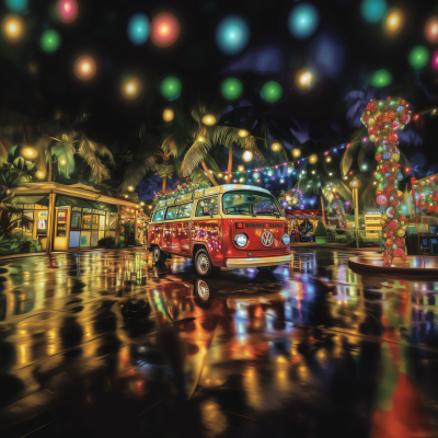Christmas Kombi in Costa Rica